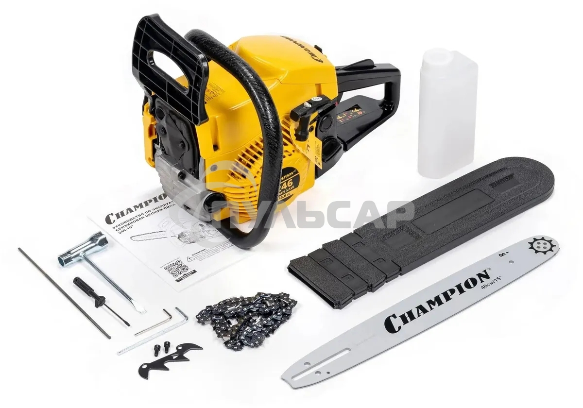 Бензопила Champion 246-15 1.9Вт 2.6л.с. дл.шины:16