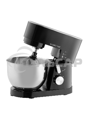 Миксер Galaxy Line GL 2236, черный, планетарный, 1600 Вт, 6 скоростей, импульсный режим