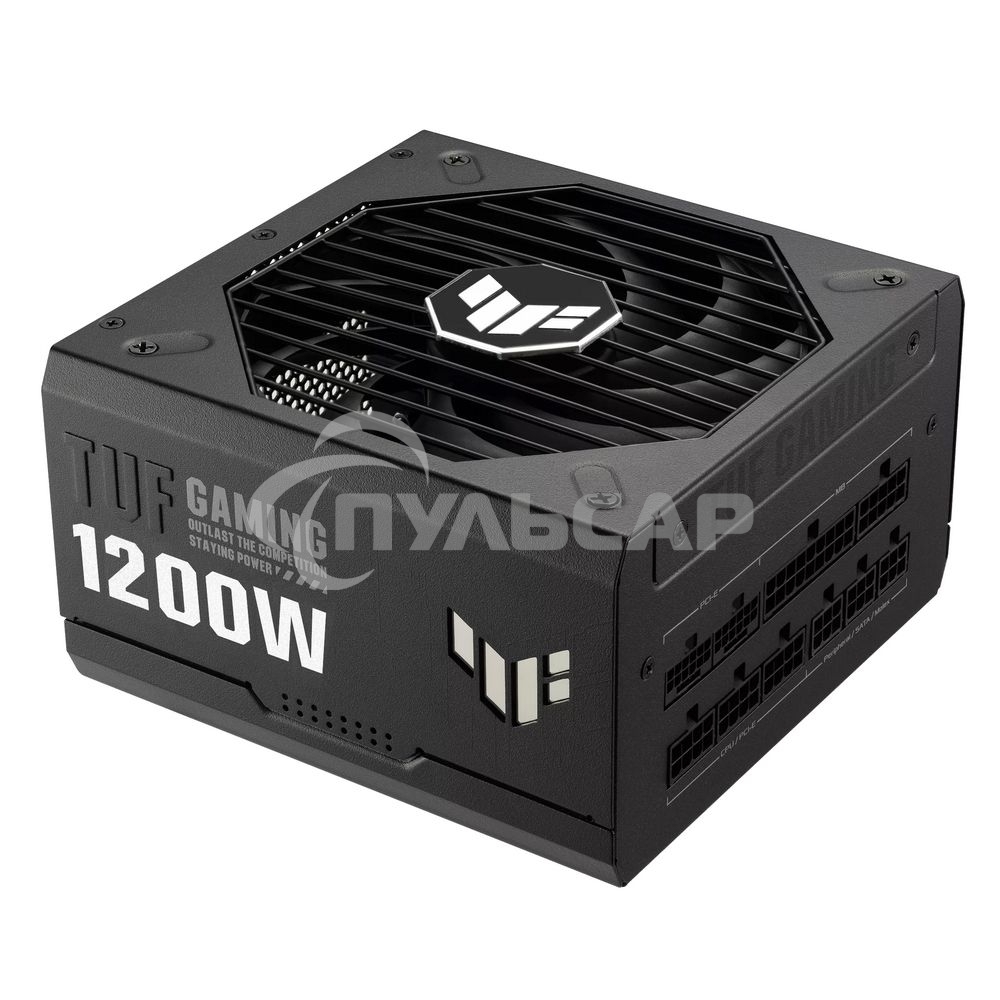 Блок питания ASUS TUF-GAMING-1200G (90YE00S0-B0NA00), 1200Вт, 80 PLUS Gold, 135мм, модульный, черный