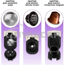 Кофеварка рожковая Kitfort КТ-7466 голубой/белый, исп. кофе - молотый/капсулы, 1.4 л, 1450 Вт, 19 бар