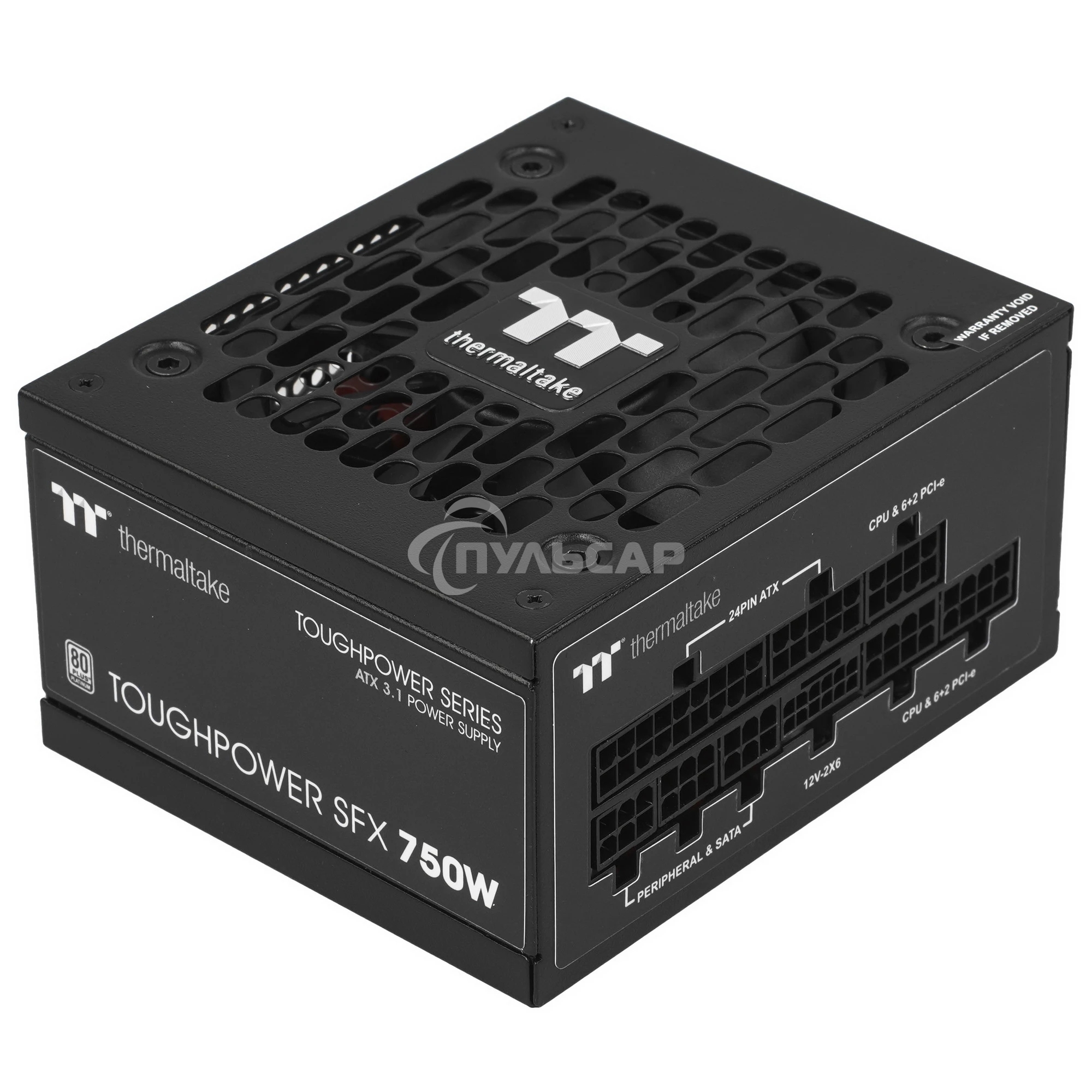 Блок питания Thermaltake SFX 750W Toughpower SFX750 Gen.5 80 PLUS platinum (20+4pin) APFC 90мм fan 8xSATA Cab Manag RTL