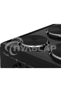 Плита электрическая Лысьва ЭП 301 МС черный, конфорок 3 электрических, духовка 57 л, 50 см x 85 см x 60 см (без крышки)