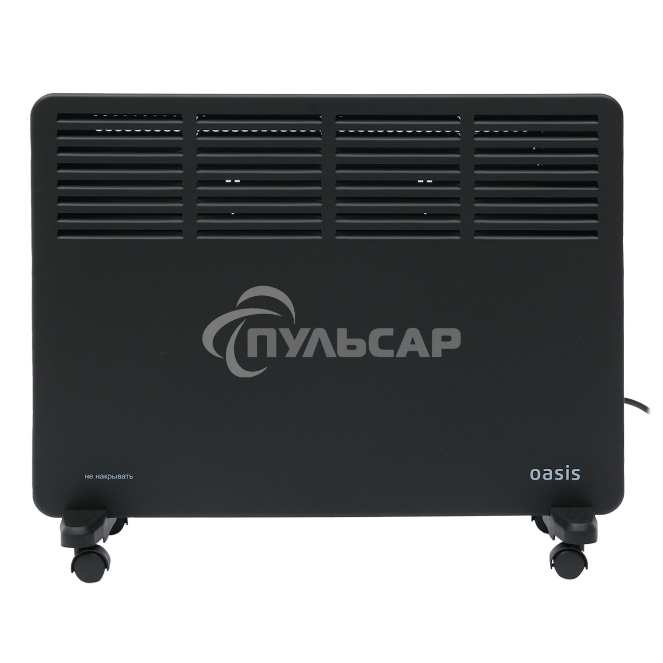 Конвектор Oasis KM-15B черный, 1500 Вт, 20 м2, термостат