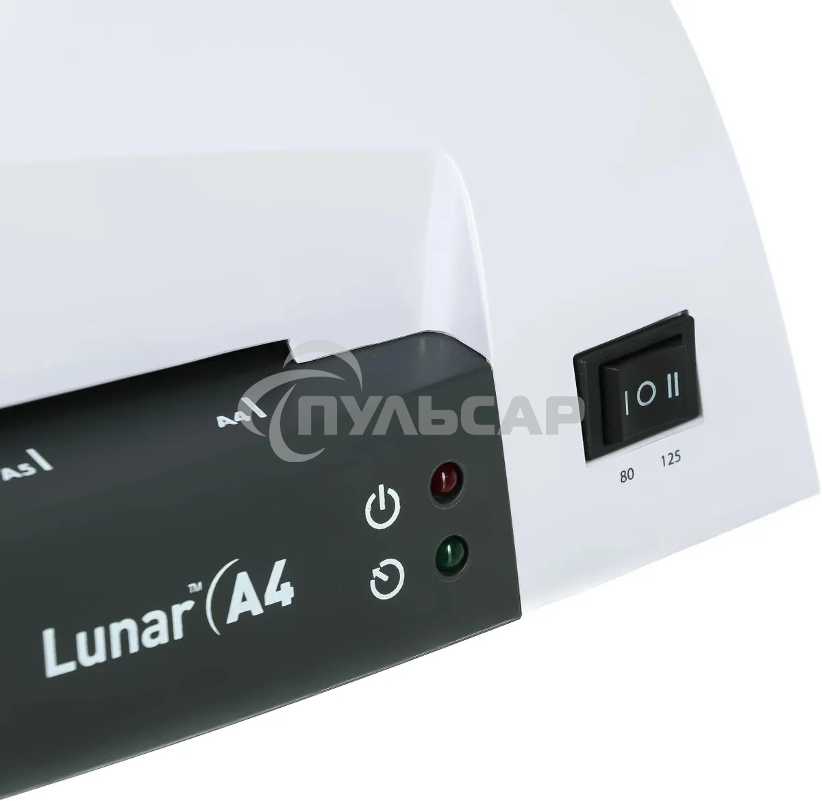 Ламинатор Fellowes Lunar A4 (FS-57156), A4 (75-80 мкм) 30 см/мин (2 вал.) лам.фото