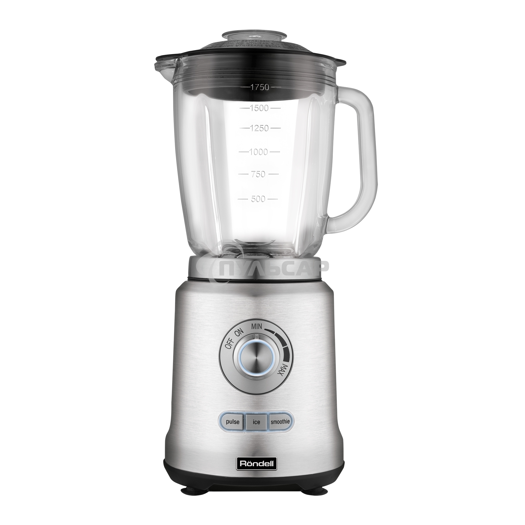 Блендер стационарный Rondell RDE-1253 1200Вт стальной