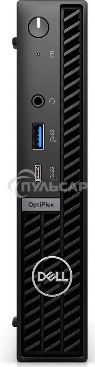 Неттоп Dell Optiplex 7020 Micro i3 14100T (2.7) 8Gb SSD 256Gb UHDG 730 Windows 11 Professional GbitEth 260W мышь клавиатура черный (7020-3861)