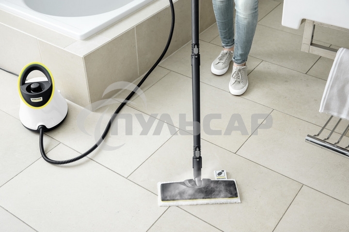 Пароочиститель напольный Karcher EasyFix SC 2 Deluxe 1500Вт белый