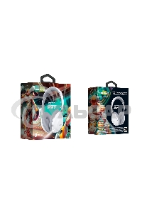 Наушники полноразмерные MORE CHOICE (4610196406218) HW34S белый/серый