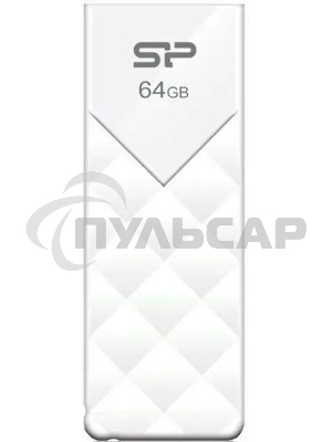 Флешка USB Silicon Power USB 64 Gb Ultima U03 SP064 Gb,UF2U03V1W USB 2.0, белый
