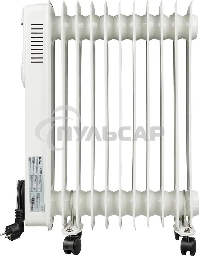 Обогреватель масляный Ballu Comfort BOH/CM-11WDN (11 секций) белый, 2200 Вт, 27 м2, термостат
