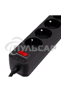 Сетевой фильтр СТАРТ  С/УД-Ф SP 5x3 ZVTS черный-- 20, серия BASIC