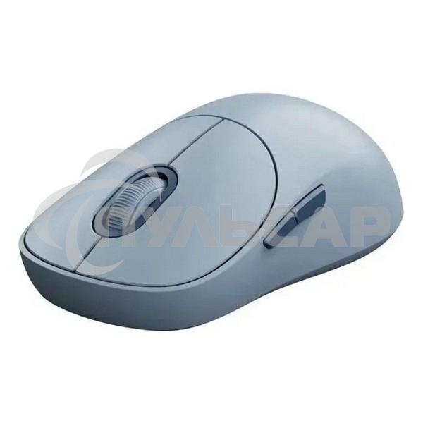 Мышь беспроводная Xiaomi Wireless Mouse 3 синий, 1200 dpi, радиоканал, Bluetooth, USB, кнопки - 5