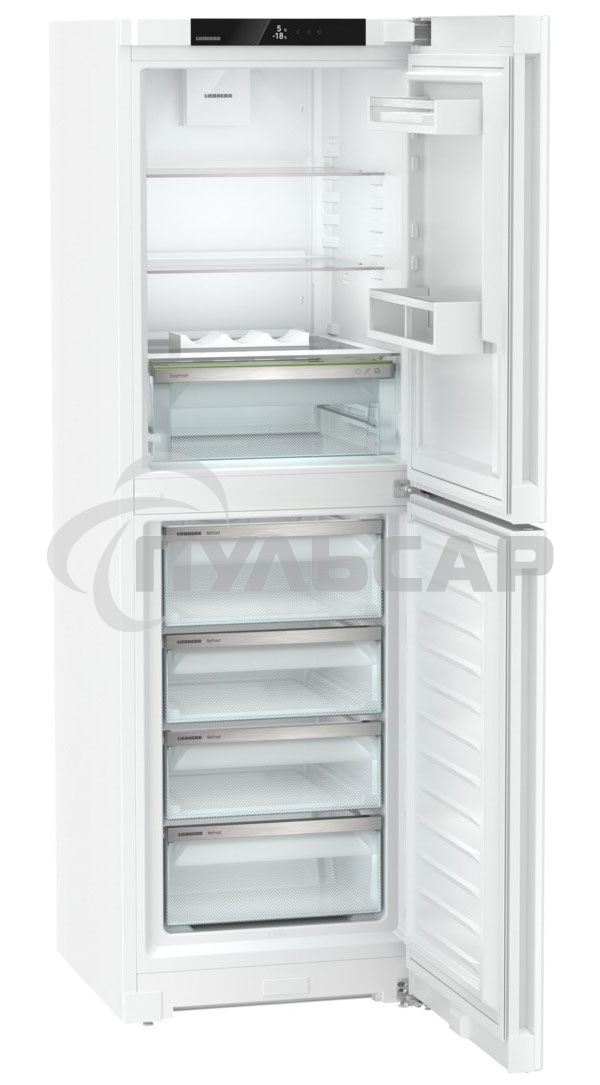 Холодильник Liebherr CND 5204-22 001 белый двухкамерный 185/123л морозилка снизу