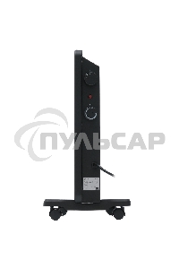 Конвектор Oasis KM-15B черный, 1500 Вт, 20 м2, термостат