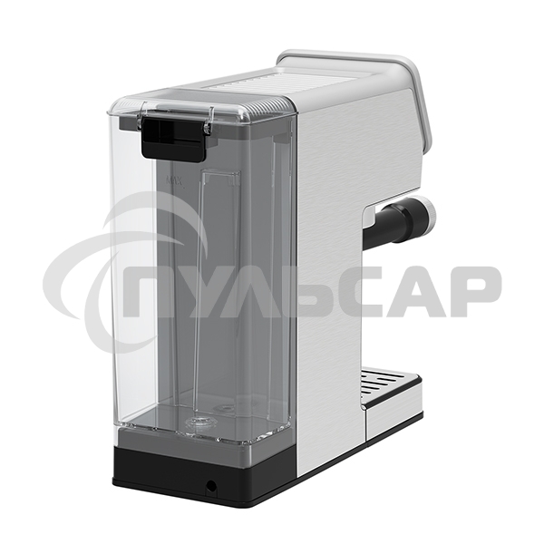 Кофеварка рожковая BQ CM7003 серебристый, исп. кофе - молотый, 1,2 л, 1350 Вт, 20 бар