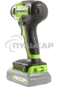 Винтоверт ударный аккумуляторный GreenWorks GD24ID3, 24V, бесщеточный, без АКБ и ЗУ (3802807)