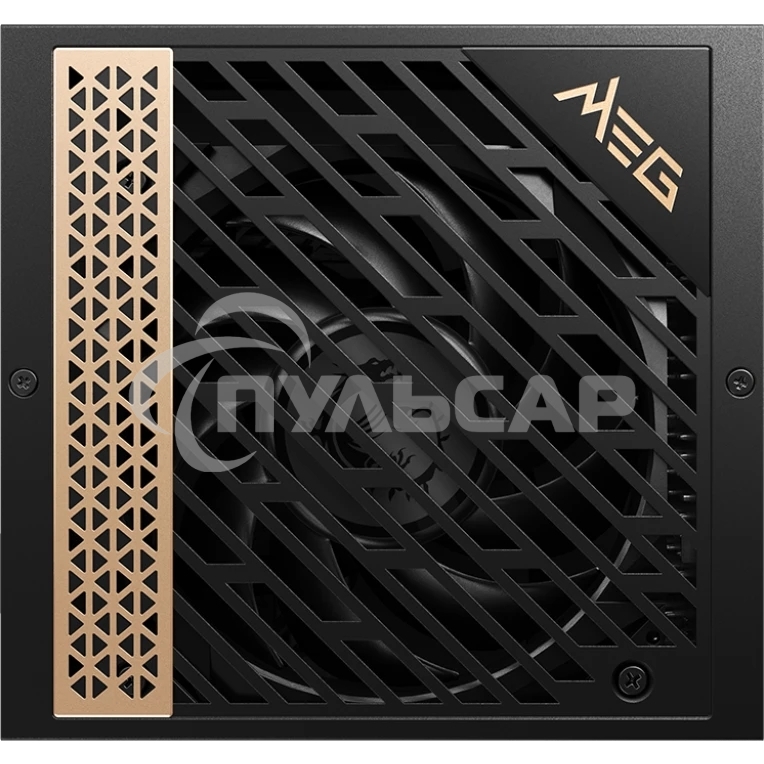 Блок питания MSI MEG Ai1300P (306-7ZP4A11-CE0), 1300Вт, 80 PLUS Platinum, 120мм, модульный, черный / золотой