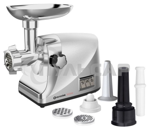 Мясорубка электрическая Eurostek EMG-Y777M металлик, 3000 Вт
