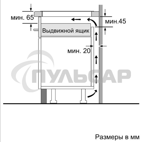 Индукционная варочная панель Bosch PUG61KAA5E черный