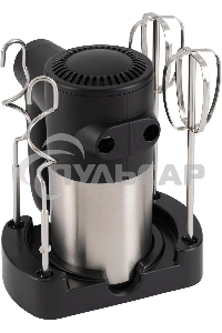 Миксер ручной Rondell RDE-1354 800Вт черный/серебристый