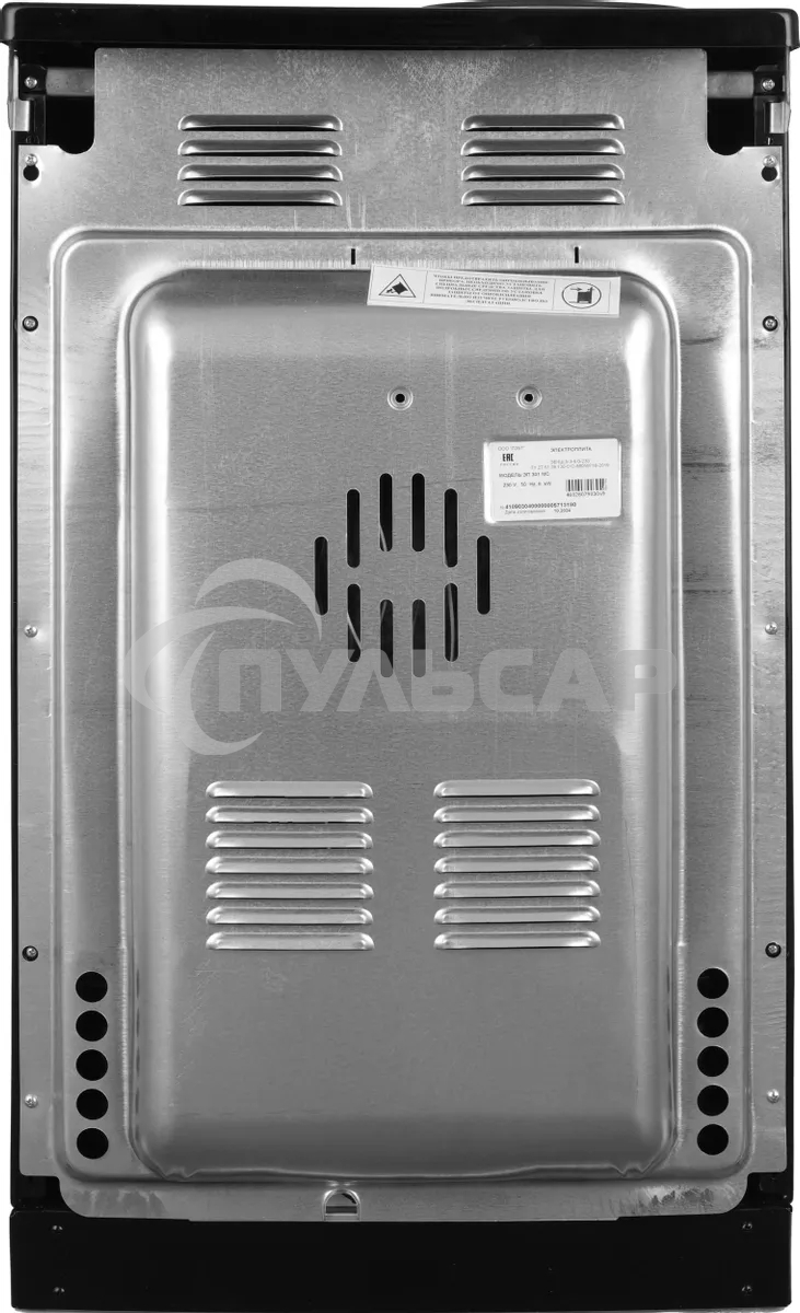 Плита электрическая Лысьва ЭП 301 МС черный, конфорок 3 электрических, духовка 57 л, 50 см x 85 см x 60 см (без крышки)