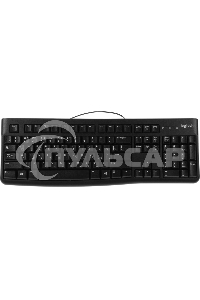 Клавиатура проводная Logitech K120 for business, USB черный (неоригинальная гравировка)