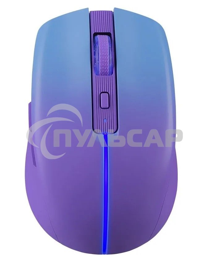 Мышь беспроводная Defender Mystery MM-301 фиолетовый, 1600 dpi, радиоканал, Bluetooth, USB, кнопки - 6