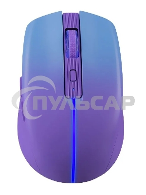 Мышь беспроводная Defender Mystery MM-301 фиолетовый, 1600 dpi, радиоканал, Bluetooth, USB, кнопки - 6