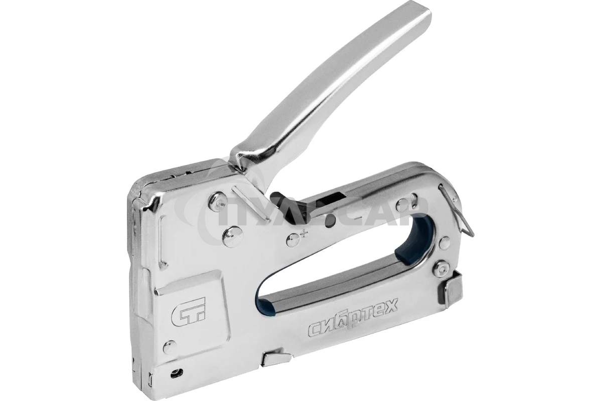 Степлер мебельный СИБРТЕХ, металлический, регулируемый, тип скобы 53, 4-14 мм СИБРТЕХ 40101