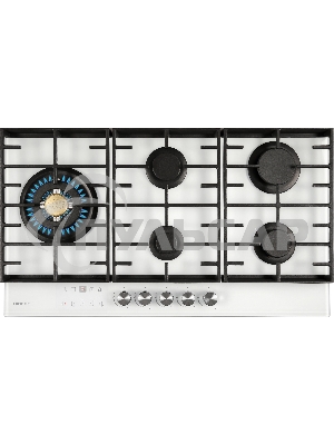 Газовая варочная панель HIBERG VM 9155 W, белый