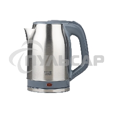 Чайник электрический HOMESTAR HS-1005 2,3 л, 1800 Вт, нержавейка, серый