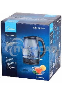 Чайник электрический Midea МК-8015, 2200Вт, черный