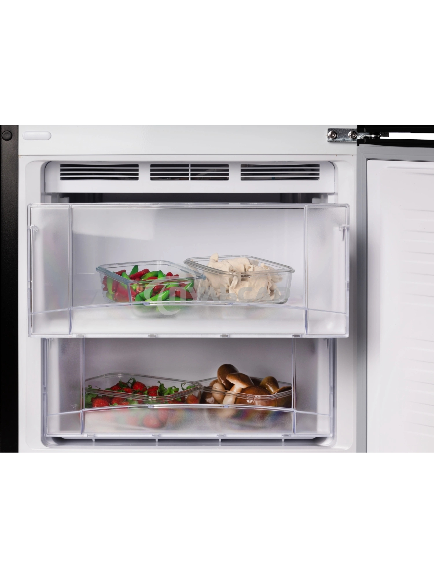 Холодильник Nordfrost NRB 131 B черный двухкамерный 170/100 л морозилка снизу, капельная система