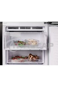 Холодильник Nordfrost NRB 131 B черный двухкамерный 170/100 л морозилка снизу, капельная система