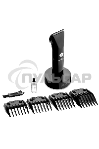 Машинка для стрижки BRAYER BR3400, LED-дисплей, 4 насад, турбо, титан. покр, регу. высоты лезвий