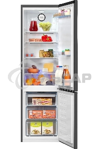 Холодильник Beko B3R0CNK312HG серый двухкамерный 200/76л морозилка снизу, No Frost