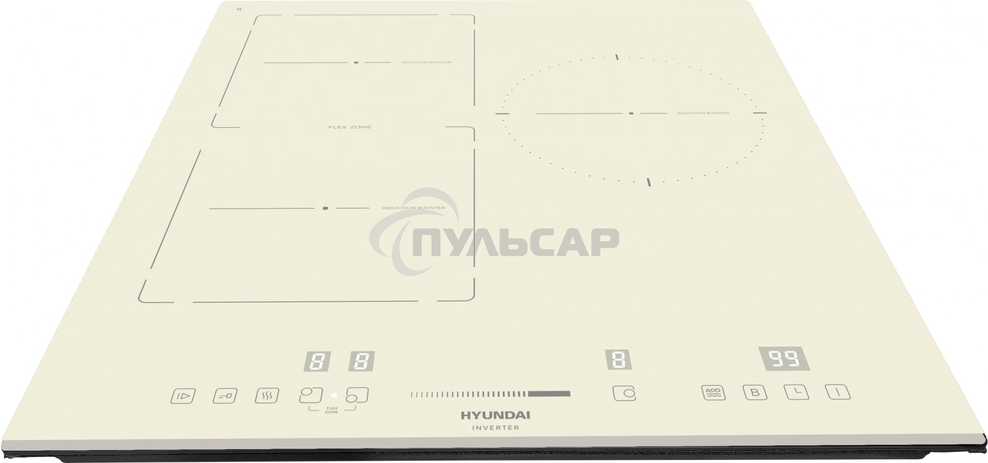 Индукционная варочная панель Hyundai HHI 4771 BE, бежевый
