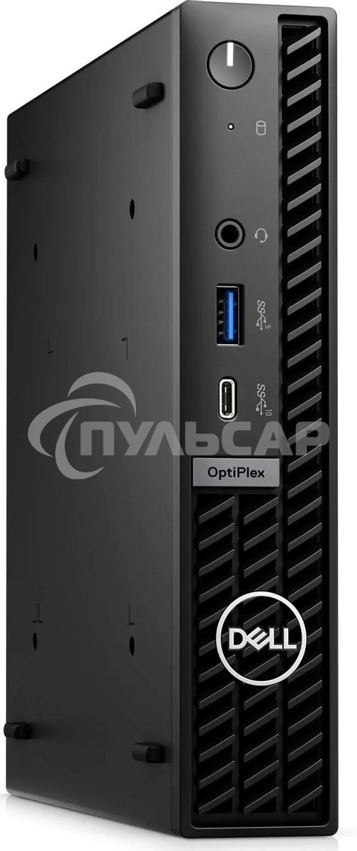 Неттоп Dell Optiplex 7020 Micro i3 14100T (2.7) 8Gb SSD 256Gb UHDG 730 Windows 11 Professional GbitEth 260W мышь клавиатура черный (7020-3861)