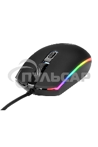 Мышь проводная Qumo Pretender M53 черный, 3200 dpi, USB, кнопки - 4