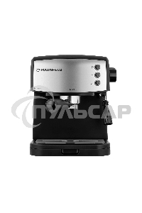 Кофеварка рожковая Maunfeld MF-734BK черный, исп. кофе - молотый/чалды, 1.5 л, 850 Вт, 15 бар