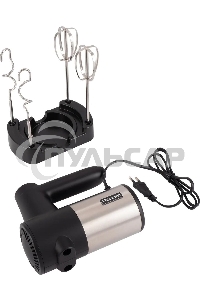 Миксер ручной Rondell RDE-1354 800Вт черный/серебристый