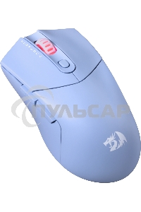 Мышь беспроводная REDRAGON St4r Pro голубой, 26000 dpi, радиоканал, Bluetooth, USB, кнопки - 6
