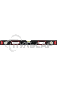 Уровень алюминиевый Matrix, усиленный, фрезерованный, 3 глазка, 2 комп. рукоятки, 800 мм