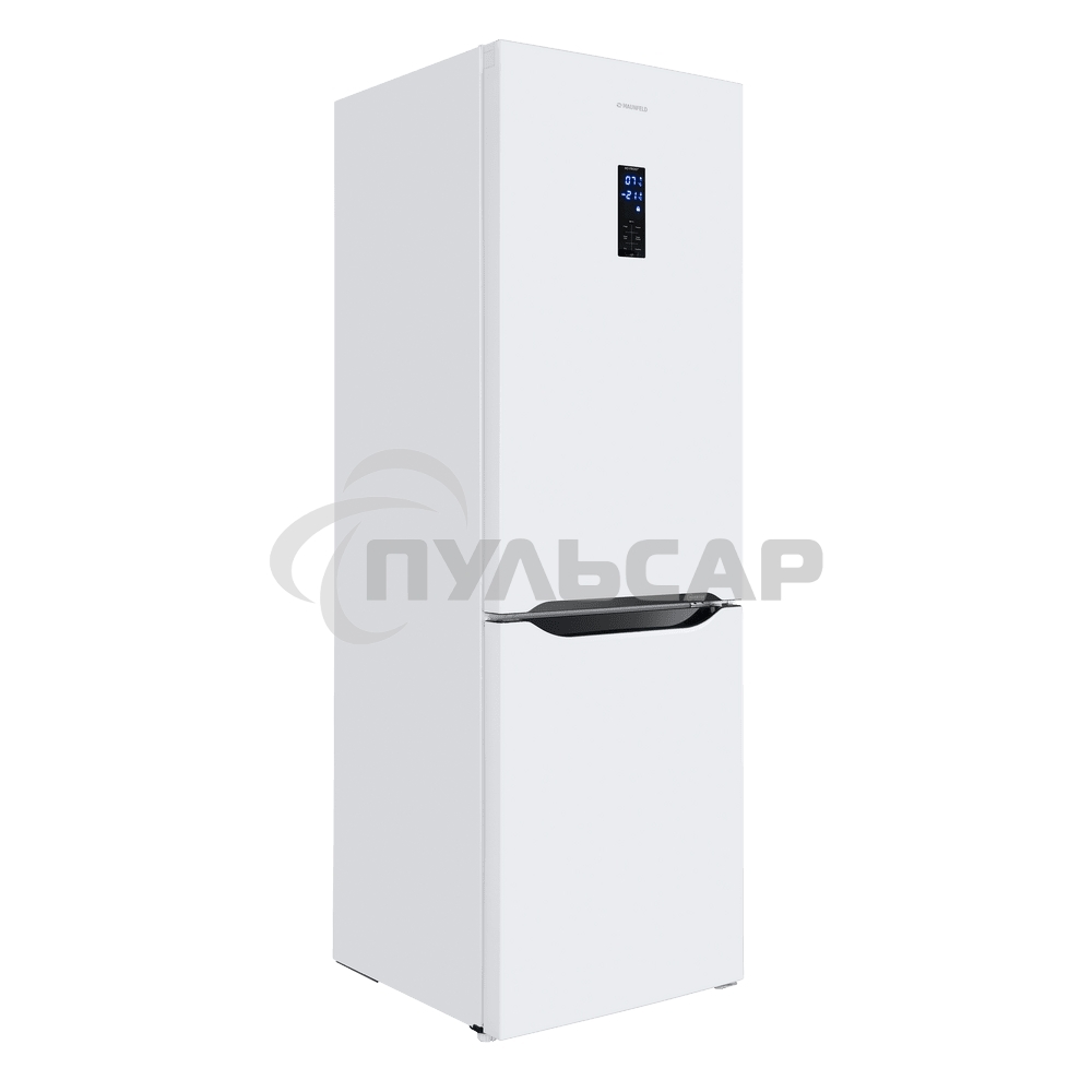 Холодильник-морозильник Maunfeld MFF187NFIW10 с инвертором белый двухкамерный 232/98 л морозилка снизу, No Frost