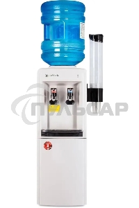 Кулер Aqua Work 0.8 LDR напольный электронный белый/черный