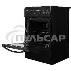 Плита электрическая Лысьва ЭП 301 МС черный, конфорок 3 электрических, духовка 57 л, 50 см x 85 см x 60 см (без крышки)