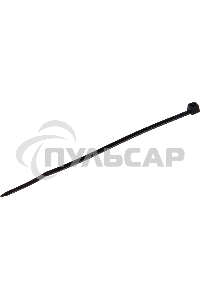 Нейлоновые стяжки FORTISFLEX КСС 3х100 черный 100 штук 49406