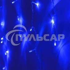 Гирлянда светод. Funray Бахрома IC-72B, 1.6*0.7м, 72 LED, синий, IP20, прозрачный шнур 1,5м,