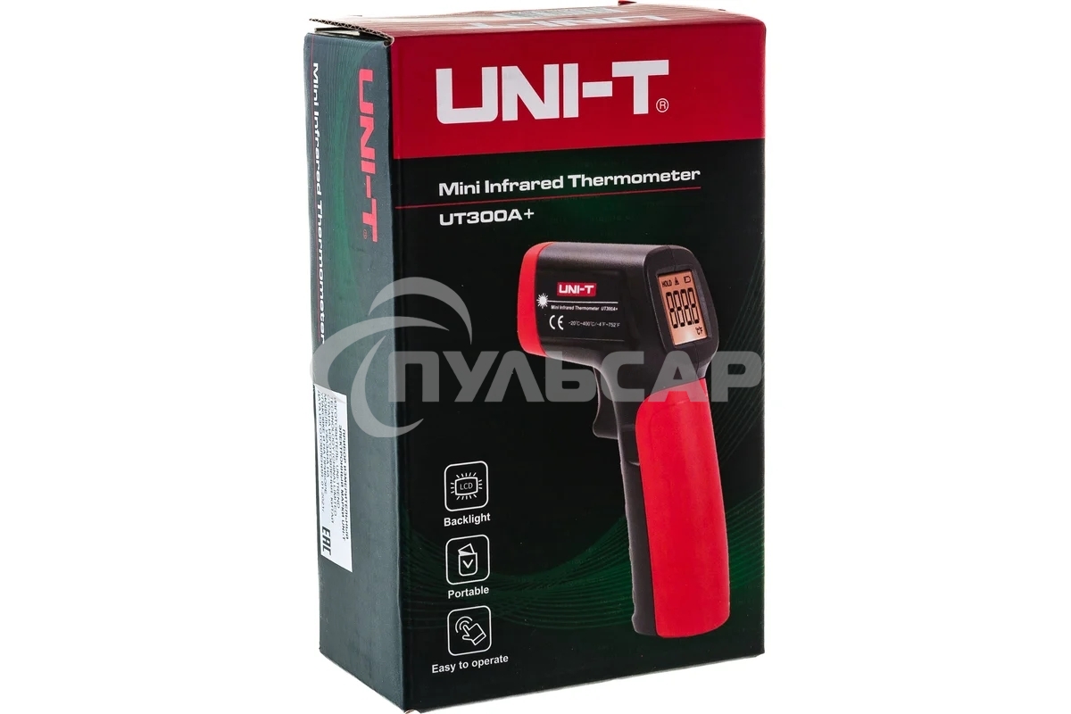 Инфракрасный термометр UT300A+, -20С ~ 400С