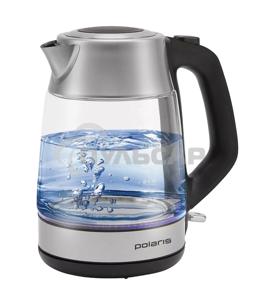 Чайник электрический Polaris PWK-1527СGL 1.7л, 2100вт, стальной